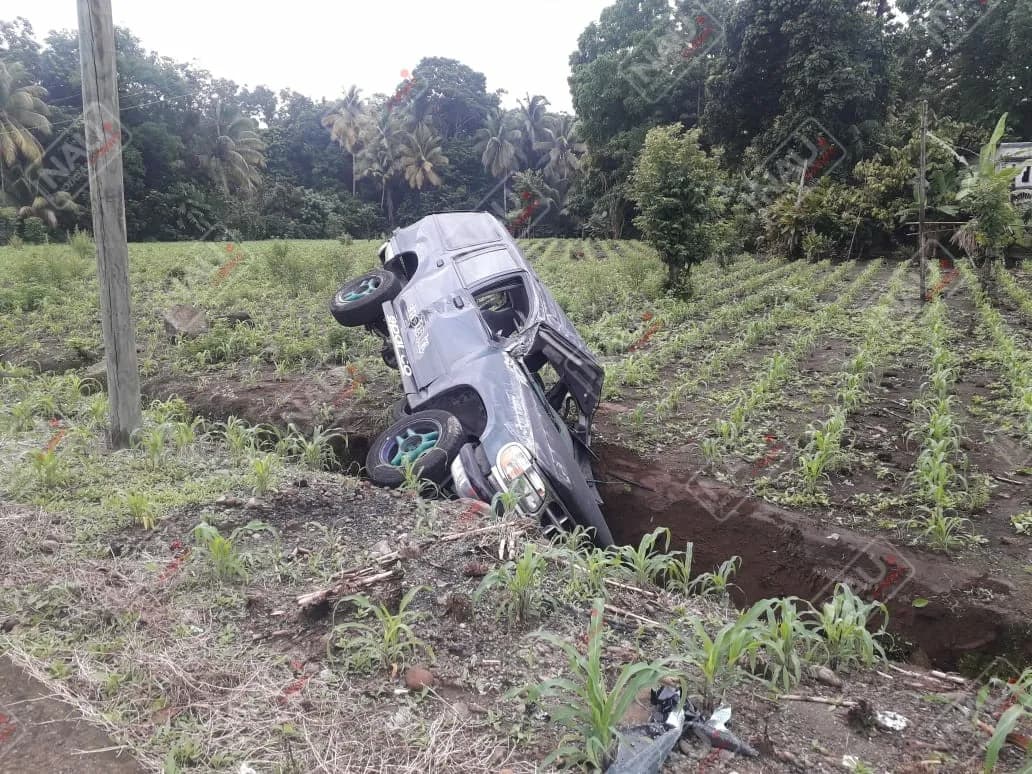 Vuelca Vehículo sobre la Carretera Tapachula – Tuxtla Chico