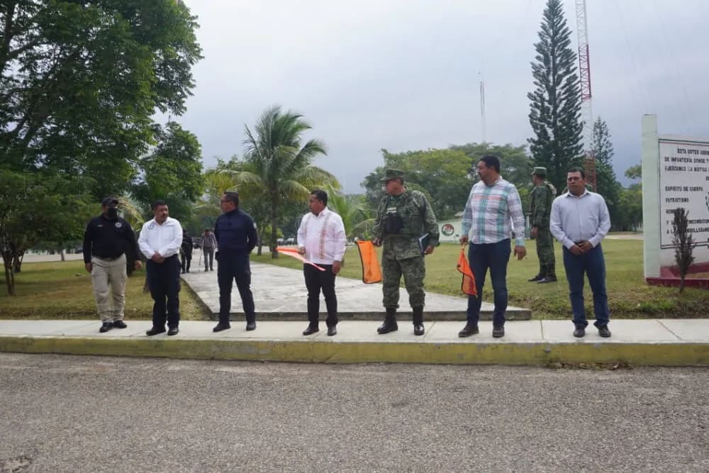 “Personal del Ejército Mexicano realizará el despliegue y da inicio a las operaciones de la Fuerza de Tarea Regional de la VII Región Militar, en los Municipio Jiquipilas y Cintalapa, Chis.”