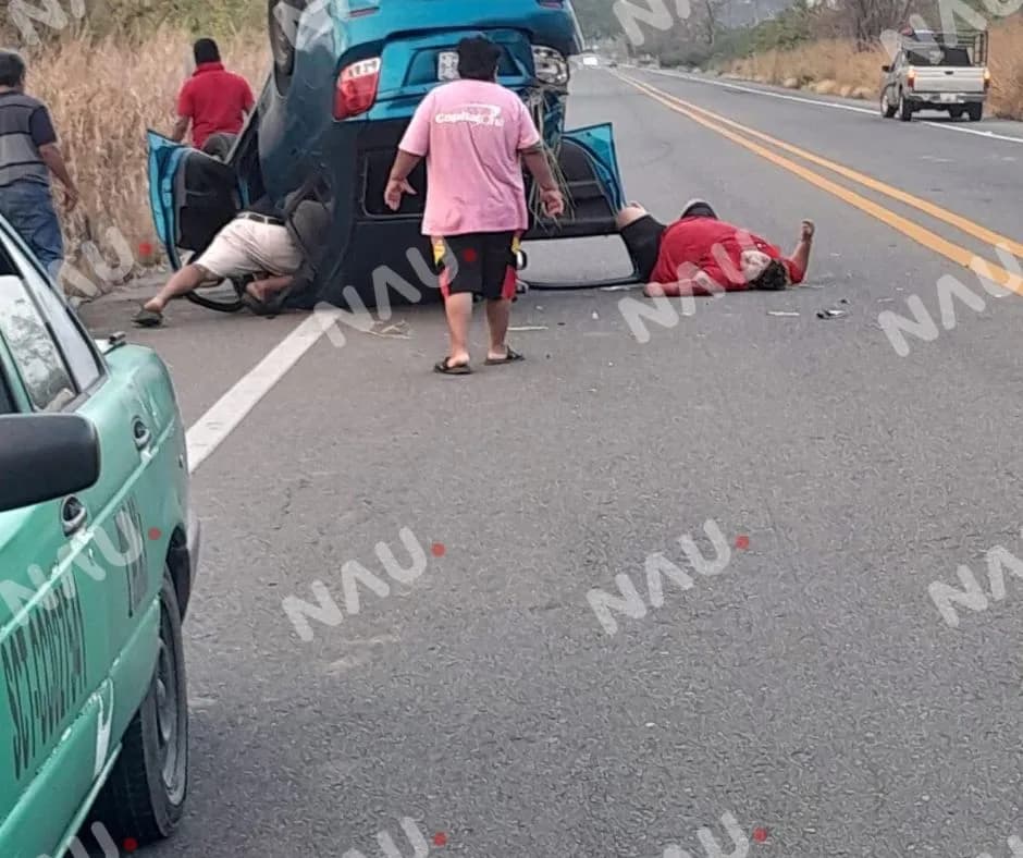 Volcadura en la carretera Tapachula–Puerto Madero deja un lesionado
