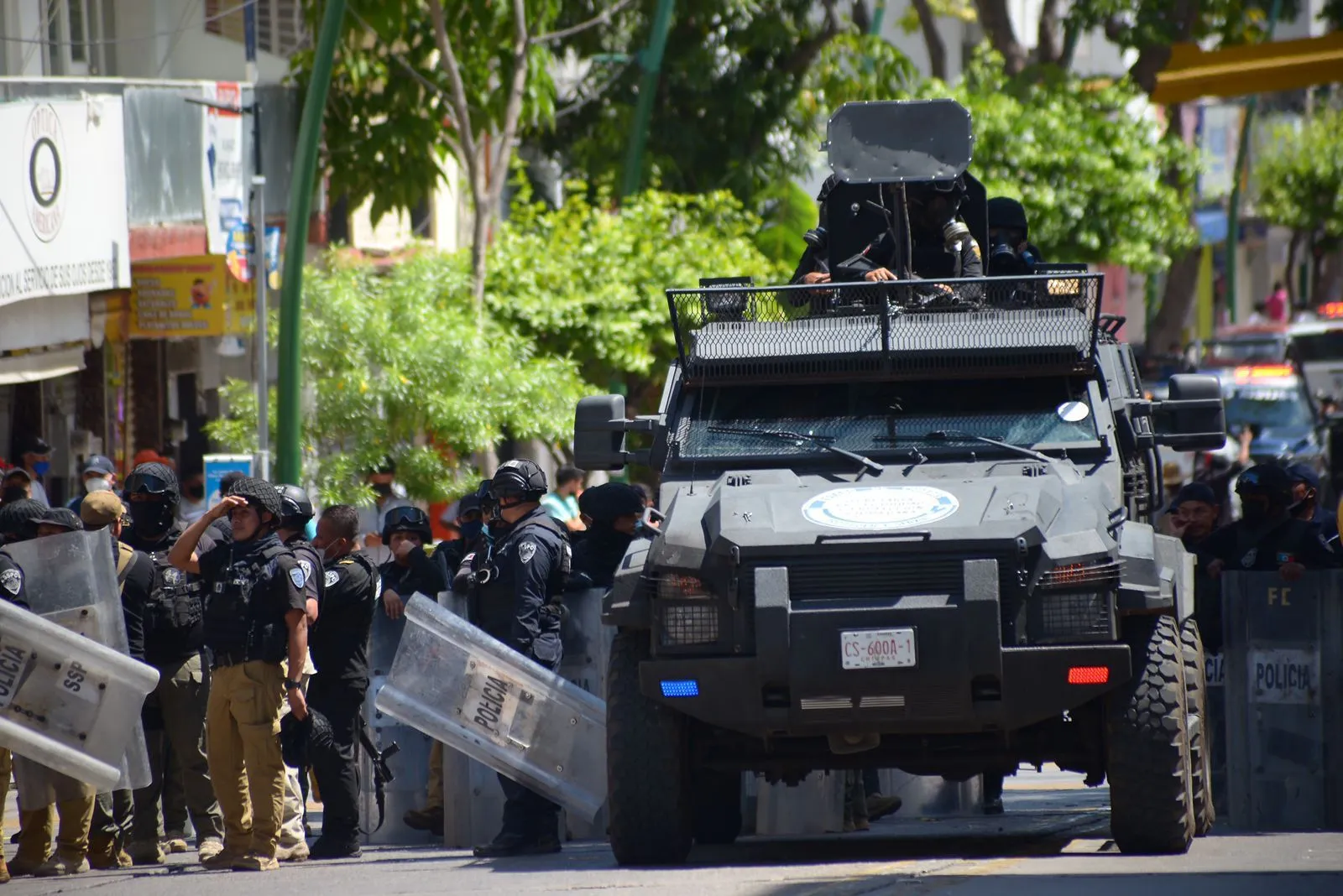 SSyPC restablece el orden en el centro de Tuxtla Gutiérrez