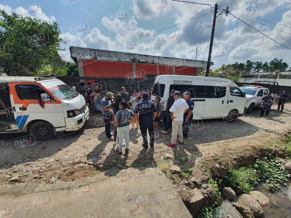 Se pelean conductores de unidades de la ruta Galeras