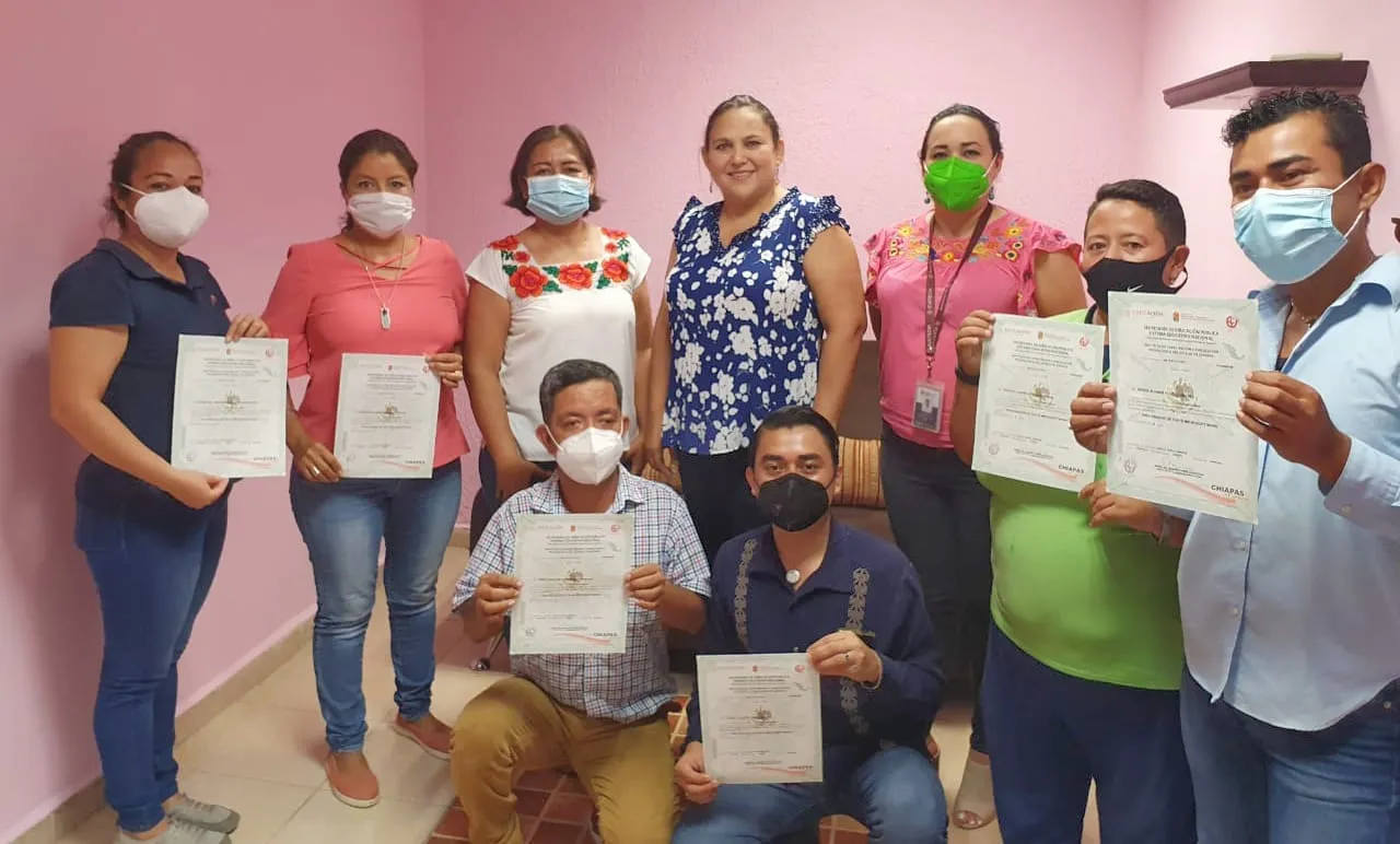 Realiza el DIF de Tuxtla Chico y el Icatech su primer convenio para implementar talleres educativos