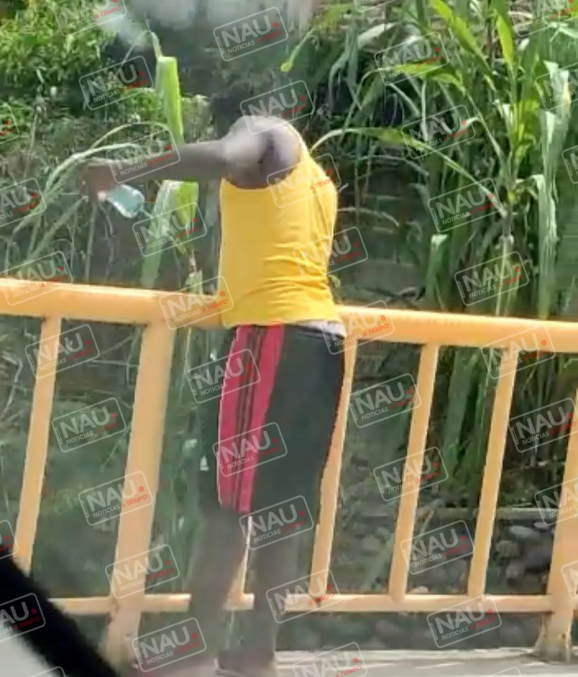 Haitianos pescan en el Texcuyuapan y venden su producto en mercados y bares.