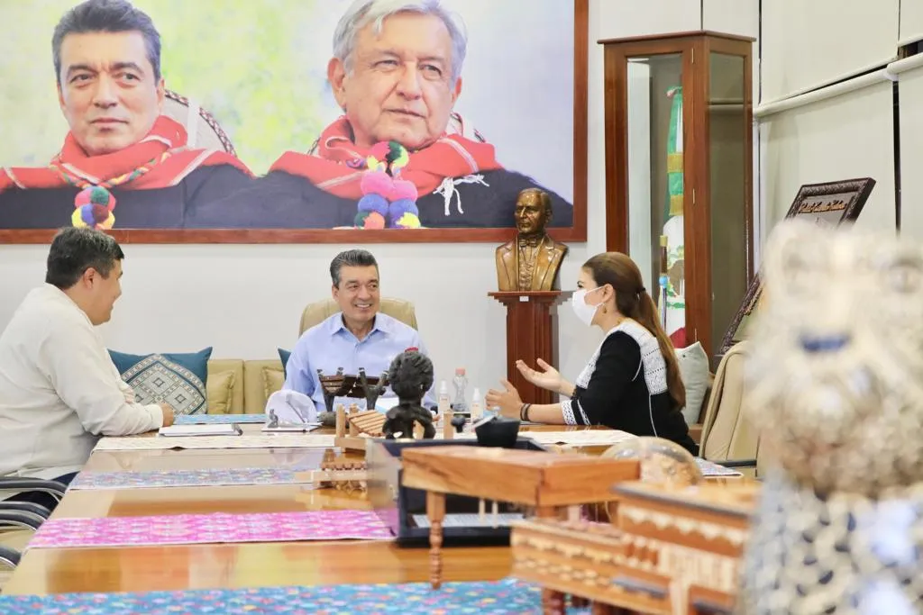 Sostiene Rutilio Escandón reunión de trabajo con titular de Conapesca