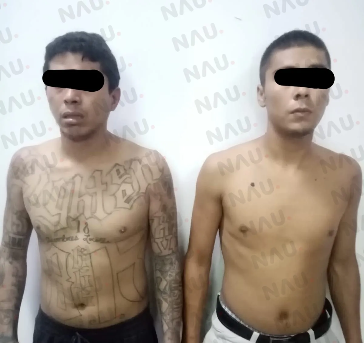 Detienen a dos presuntos pandilleros de la barrio 18