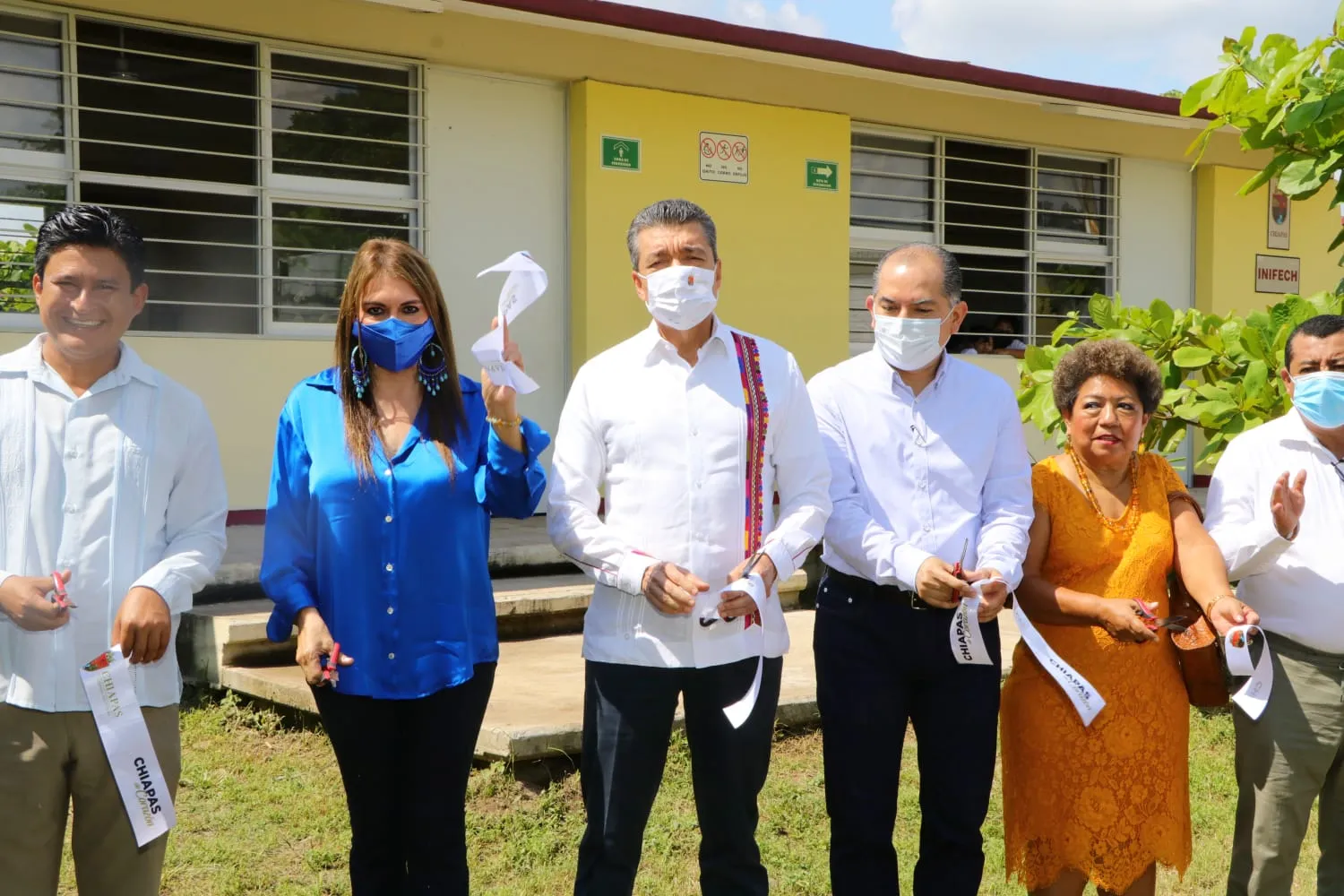 En Tapachula, Rutilio Escandón inaugura infraestructura educativa en la Unicach y la primaria Emiliano Zapata Salazar