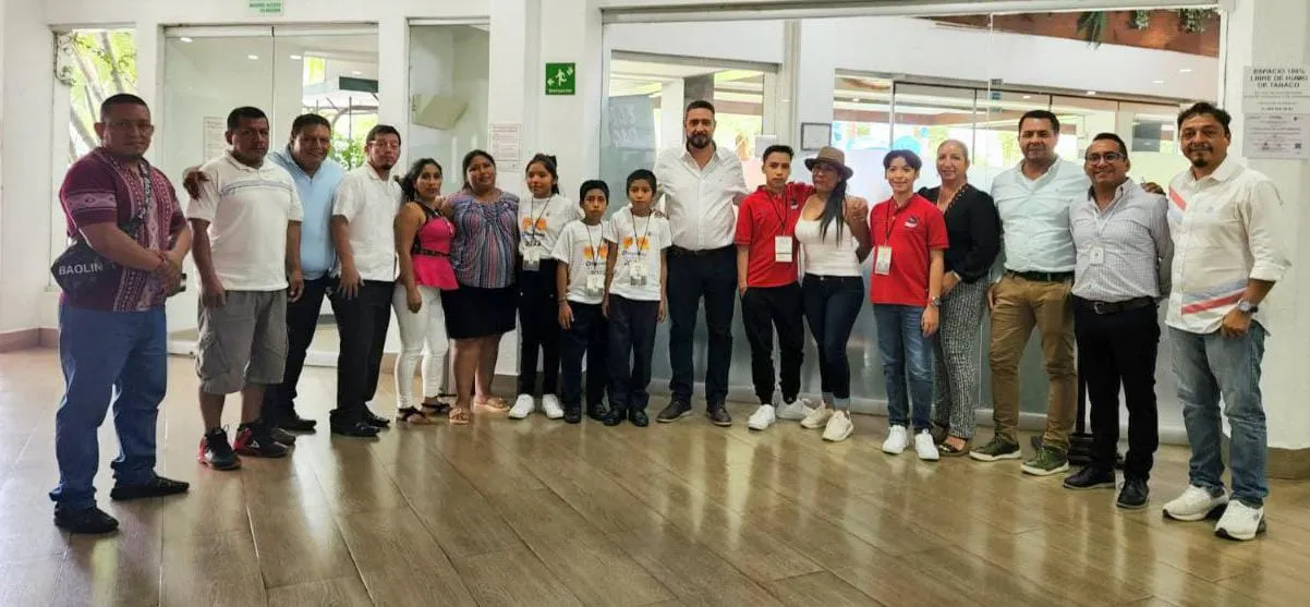 Julio Gamboa le apuesta a la educación; niños tuxtlachiquenses asisten a la Olimpiada de Conocimiento Infantil 2022