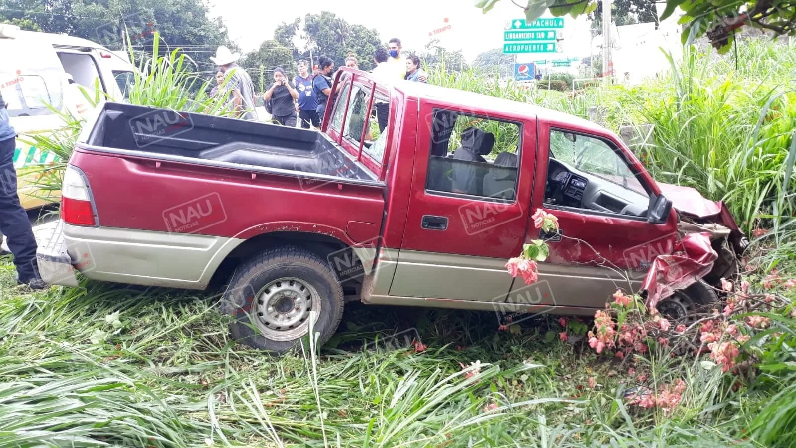 Dos lesionados deja accidente sobre la carretera Tuxtla Chico – Tapachula