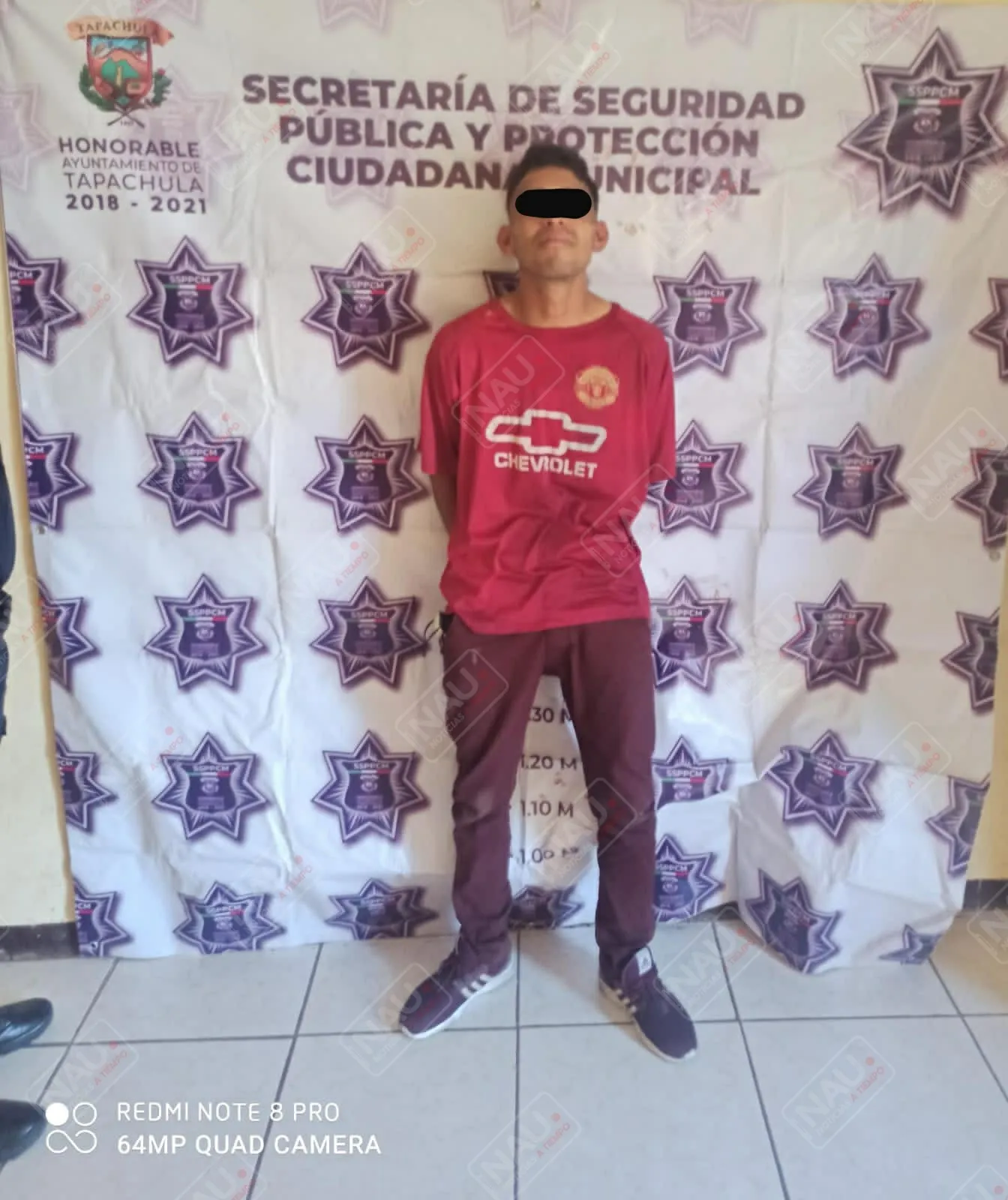 Asaltante detenido con 100 pesos que había robado con violencia
