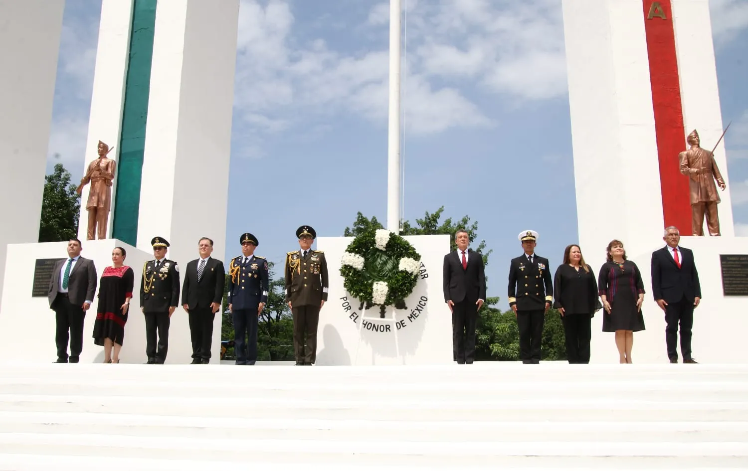 Rutilio Escandón destaca valentía y sacrificio de los niños héroes, a 177 años de su gesta heroica en Chapultepec