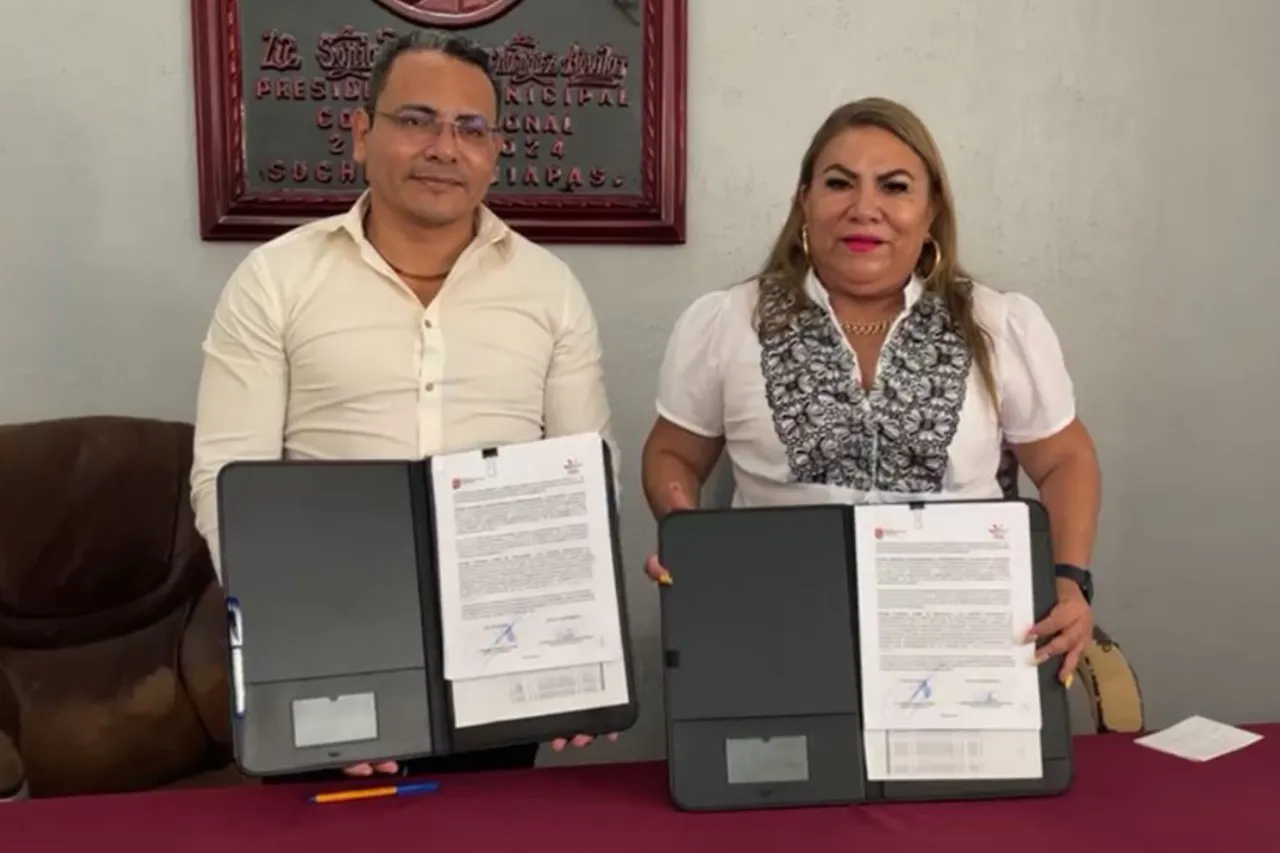 FIRMAN CONVENIO GOBIERNO DE SUCHIATE E ICTIECH PARA DAR INICIO AL PROYECTO “INTERNET PARA TODOS”