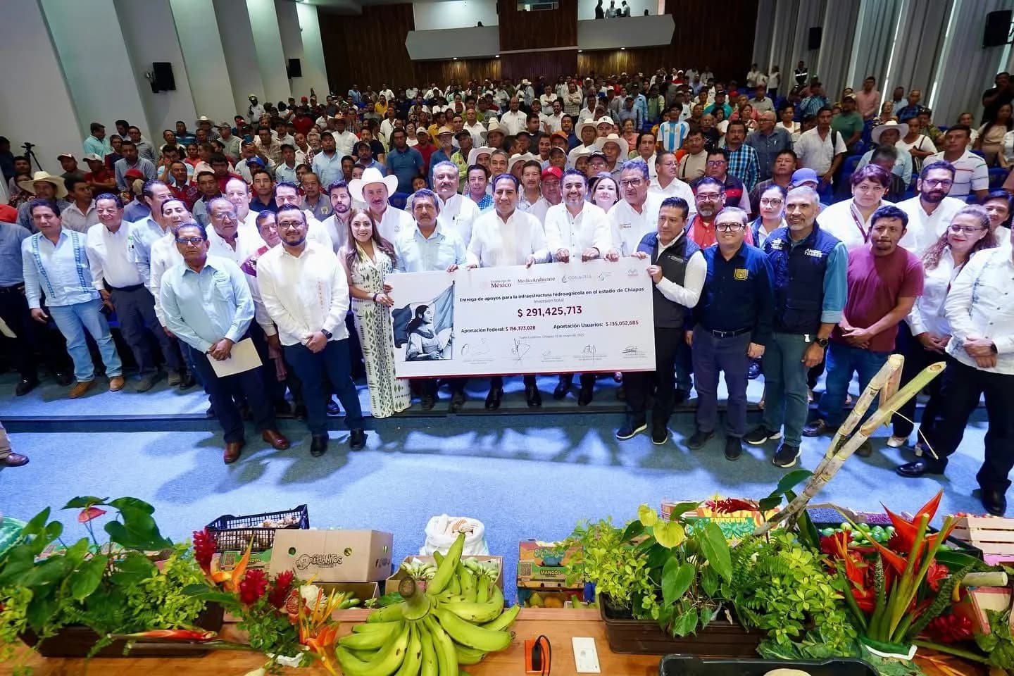 Eduardo Ramírez destaca respaldo de la Federación para fortalecer la infraestructura hidroagrícola en Chiapas