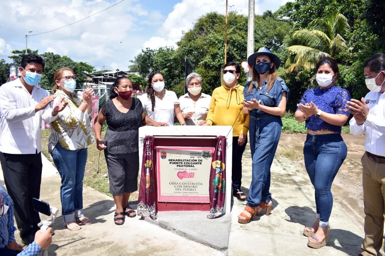 AYUNTAMIENTO DE TAPACHULA INAUGURA OBRAS DE BENEFICIO SOCIAL EN COLONIAS EL TESORO Y EL CONSUELO
