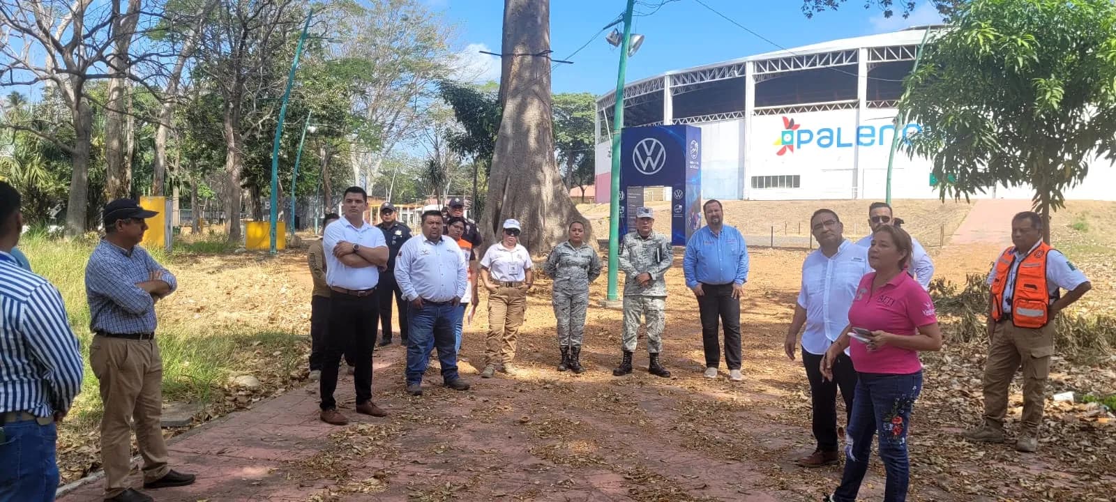 REALIZAN RECORRIDO DE SEGURIDAD EN LA EXPO FERIA TAPACHULA 2025
