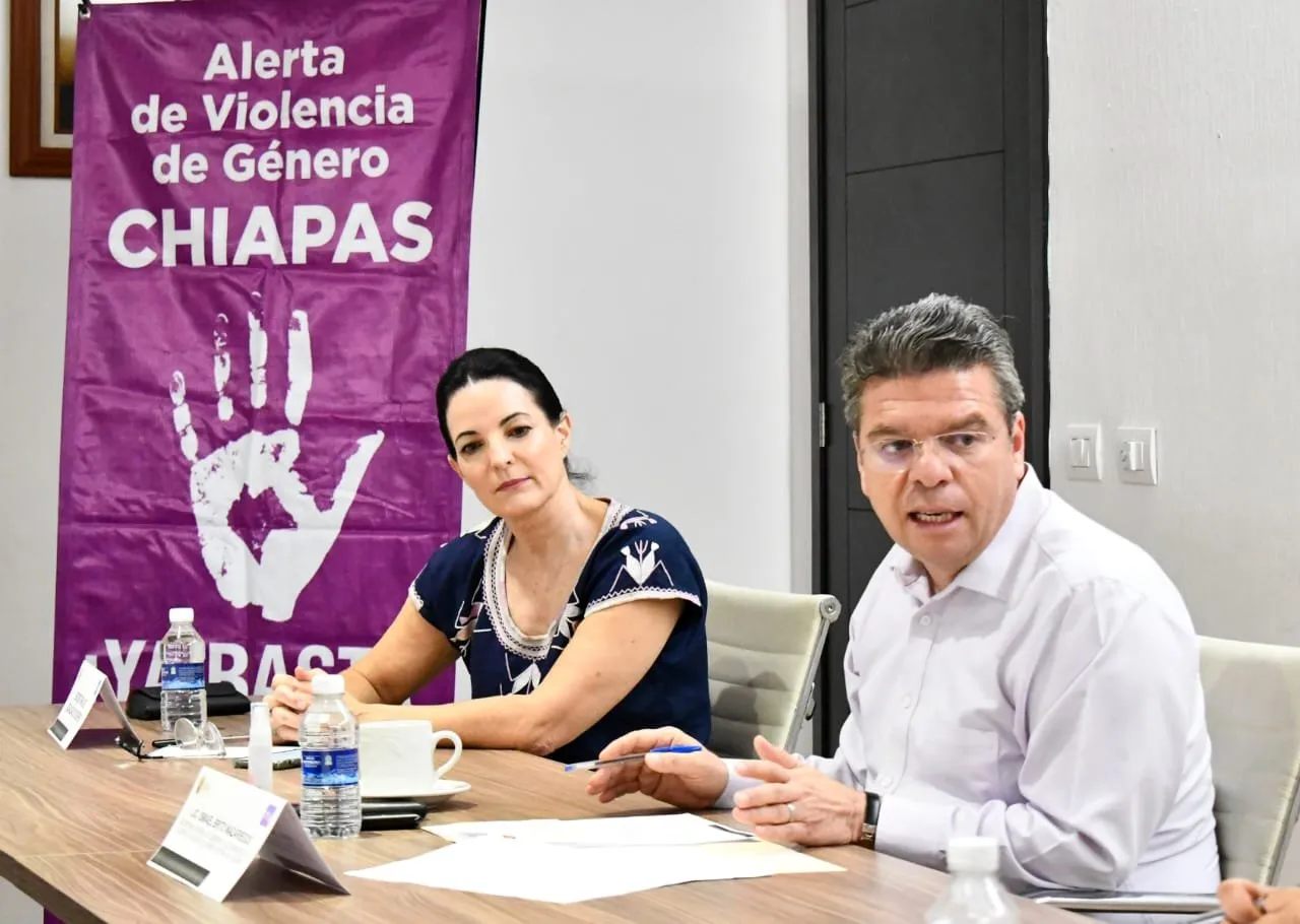 En contingencia, gobierno mantiene acciones de la AVGM: Brito Mazariegos