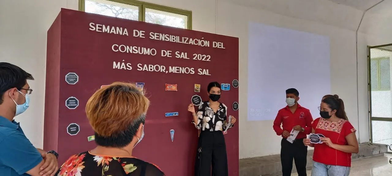 CON ACTIVIDADES DE SALUD SE REALIZA LA SEMANA DE SENSIBILIZACIÓN DEL CONSUMO DE SAL 2022 EN TAPACHULA