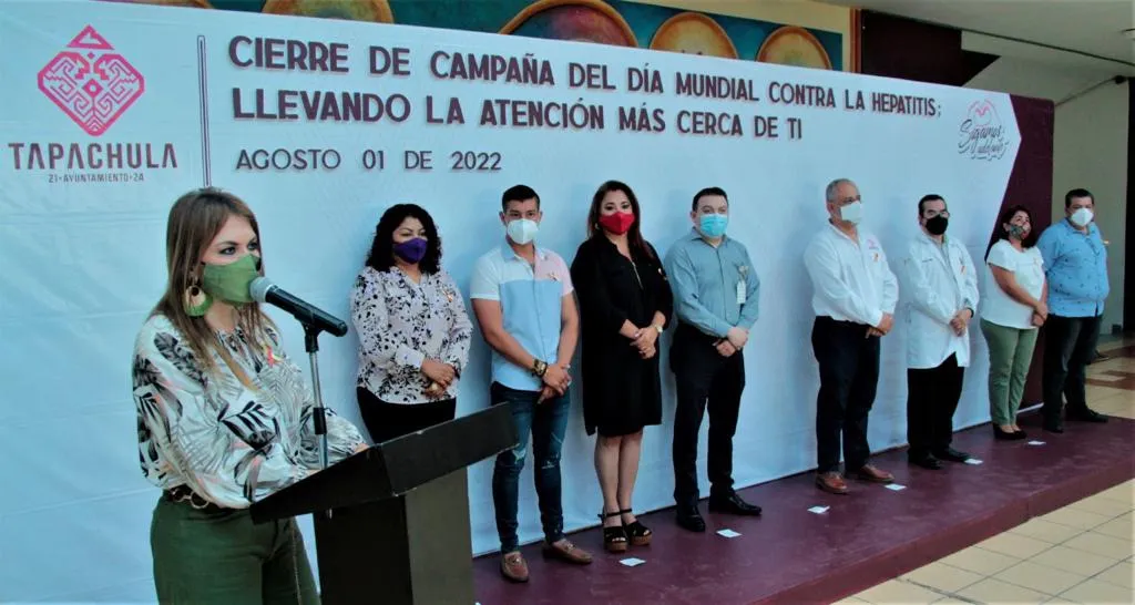 CLAUSURAN CAMPAÑA CONTRA LA HEPATITIS EN TAPACHULA