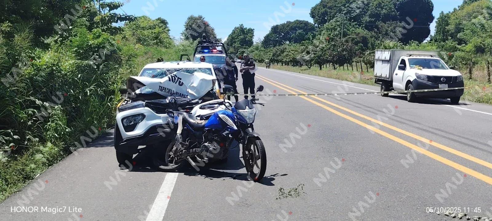 Trágico accidente en carretera Tapachula – Puerto Madero deja dos mujeres muertas y un menor gravemente herido