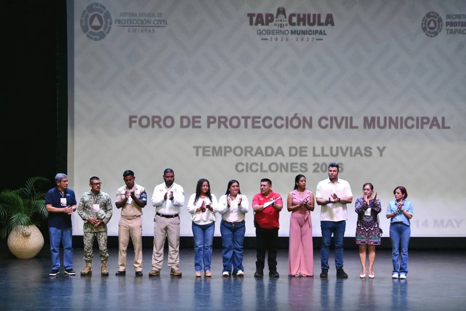 Realiza Ayuntamiento de Tapachula Foro de Protección Civil “Temporada de Lluvias y Ciclones Tropicales 2026”