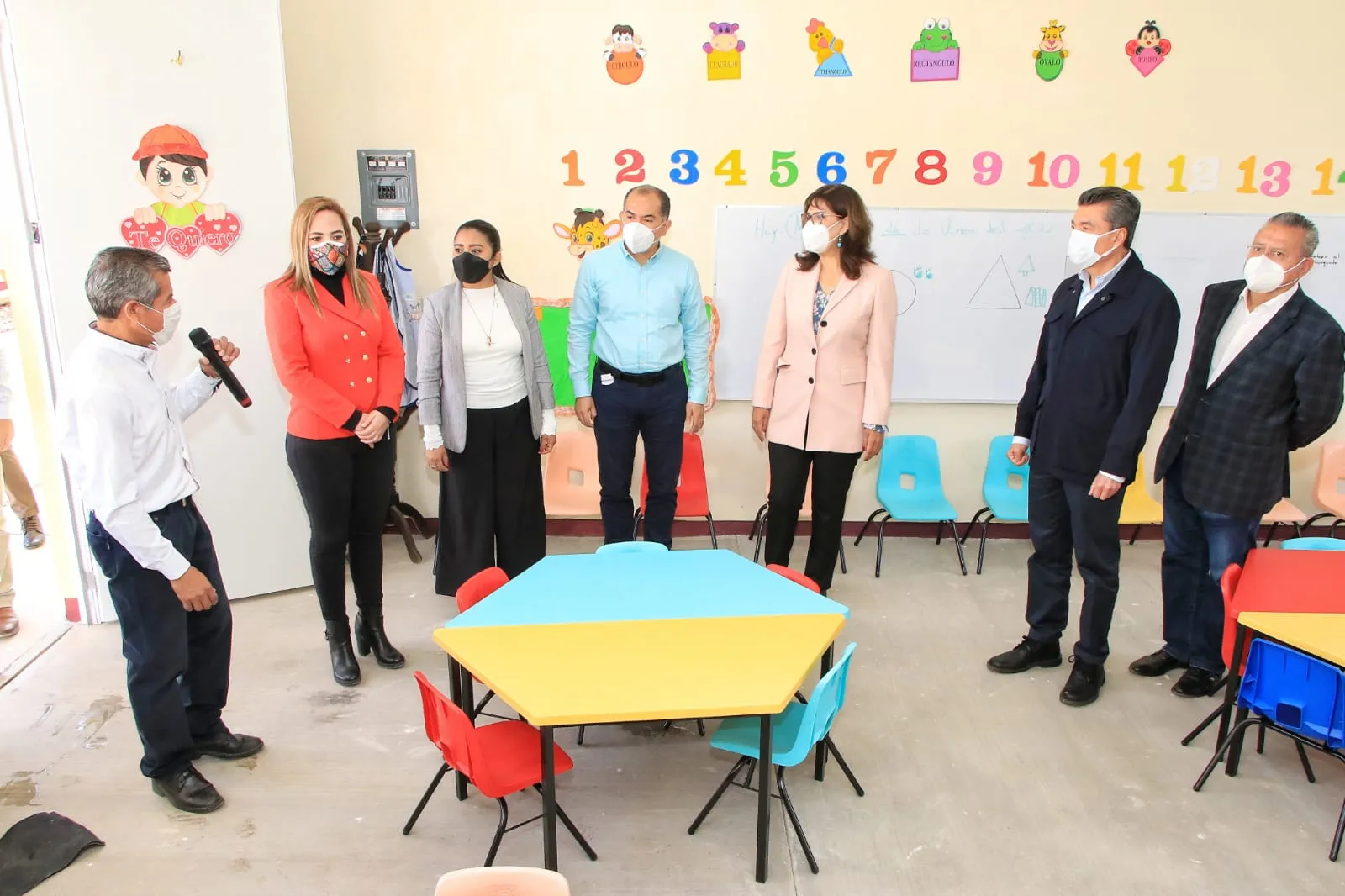 Inaugura Rutilio Escandón obras en Jardín de Niñas y Niños en San Cristóbal de Las Casas