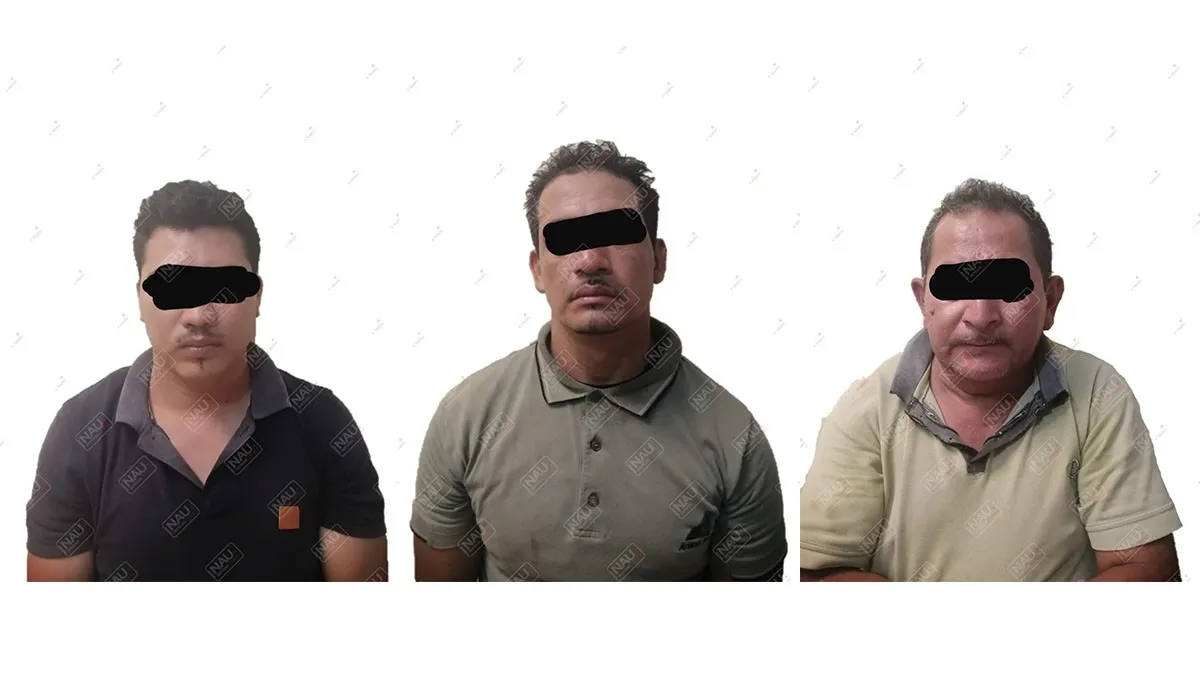 Detienen a tres presuntos asaltantes