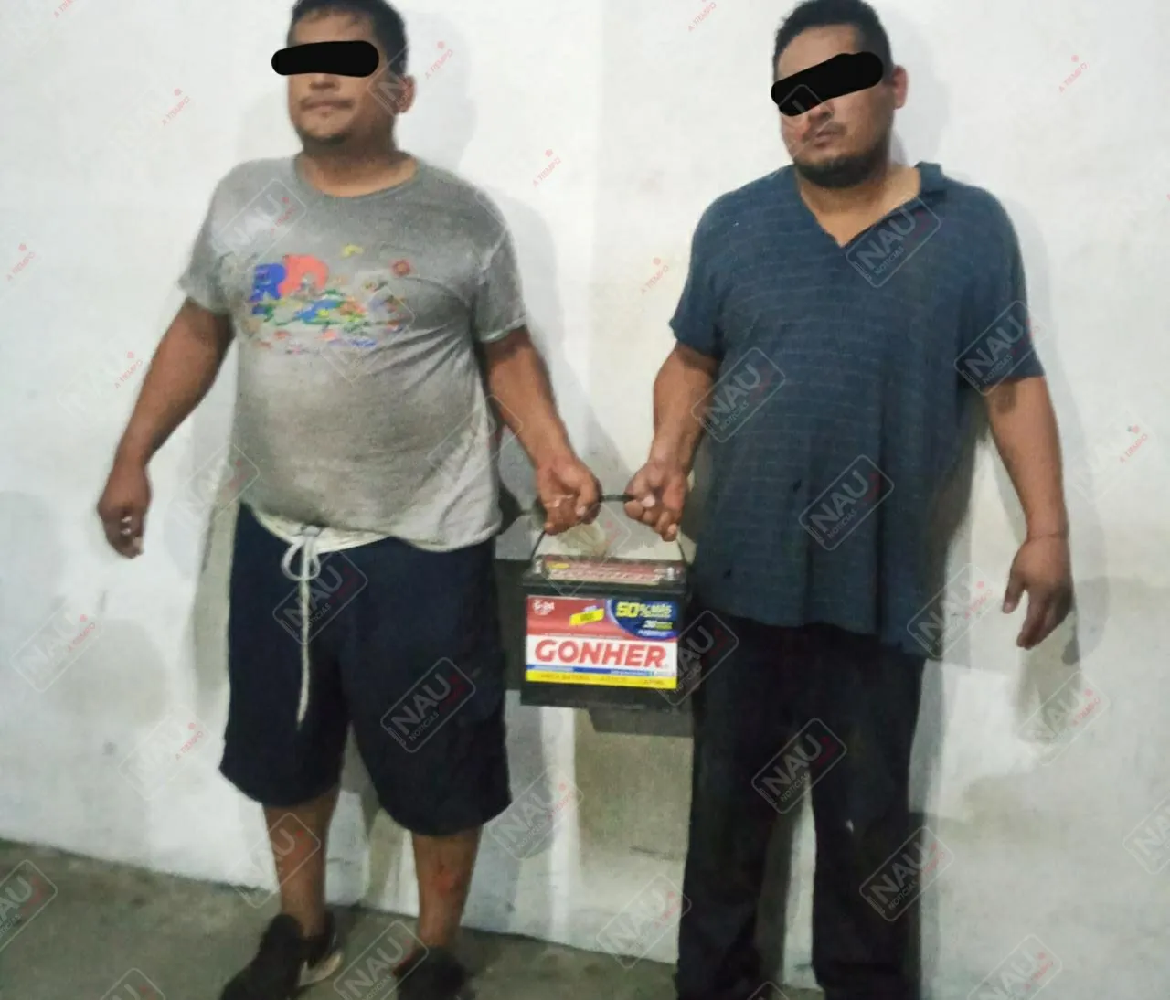 Tres detenidos son investigados por robo de autopartes