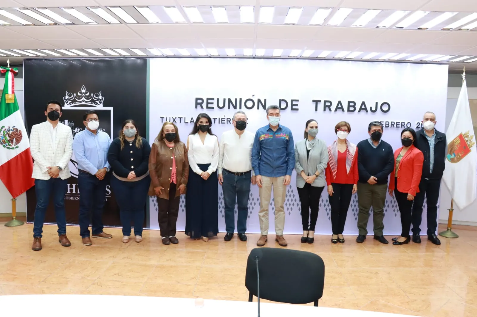 Gobierno de Chiapas sostiene encuentro de trabajo con autoridades de San Cristóbal de Las Casas