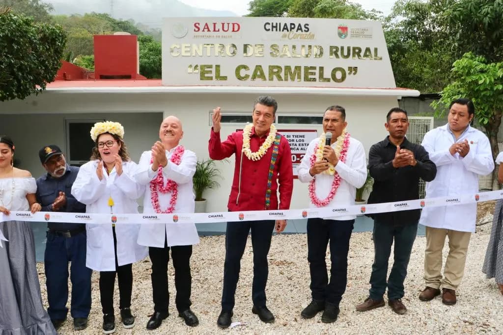 En San Fernando, inaugura Rutilio Escandón Centro de Salud de la localidad El Carmelo
