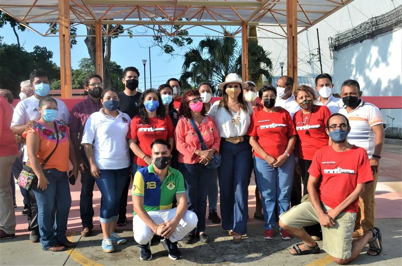 INAUGURAN TEATRO AL AIRE LIBRE EN PARQUE FRANCISCO SARABIA