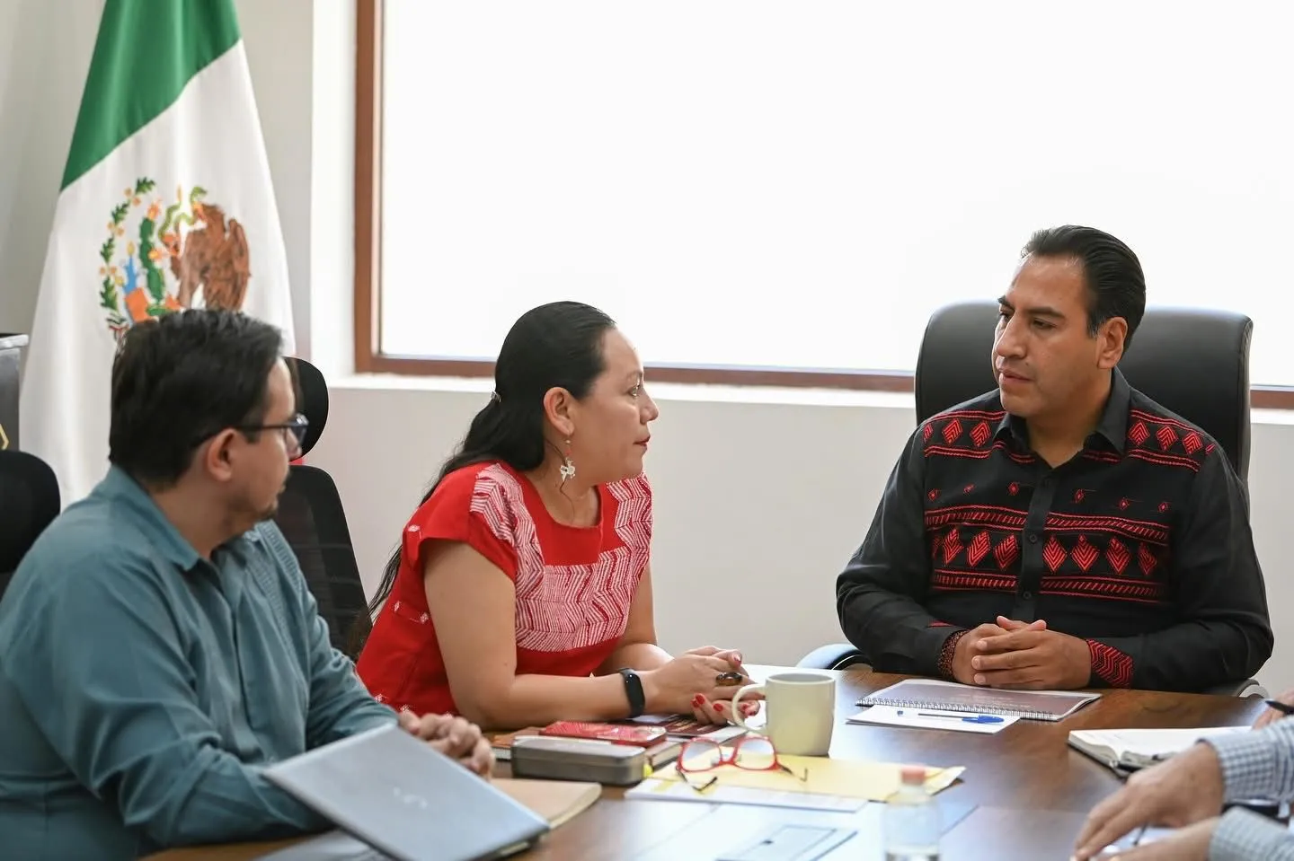 Eduardo Ramírez y María Luisa Albores fortalecen la coordinación para garantizar un precio justo al maíz