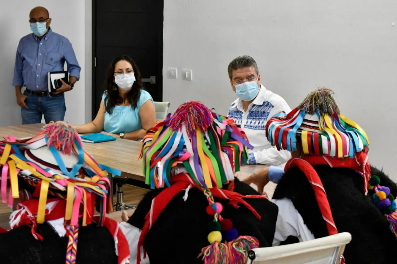 Recibe Ismael Brito a representantes de Acteal