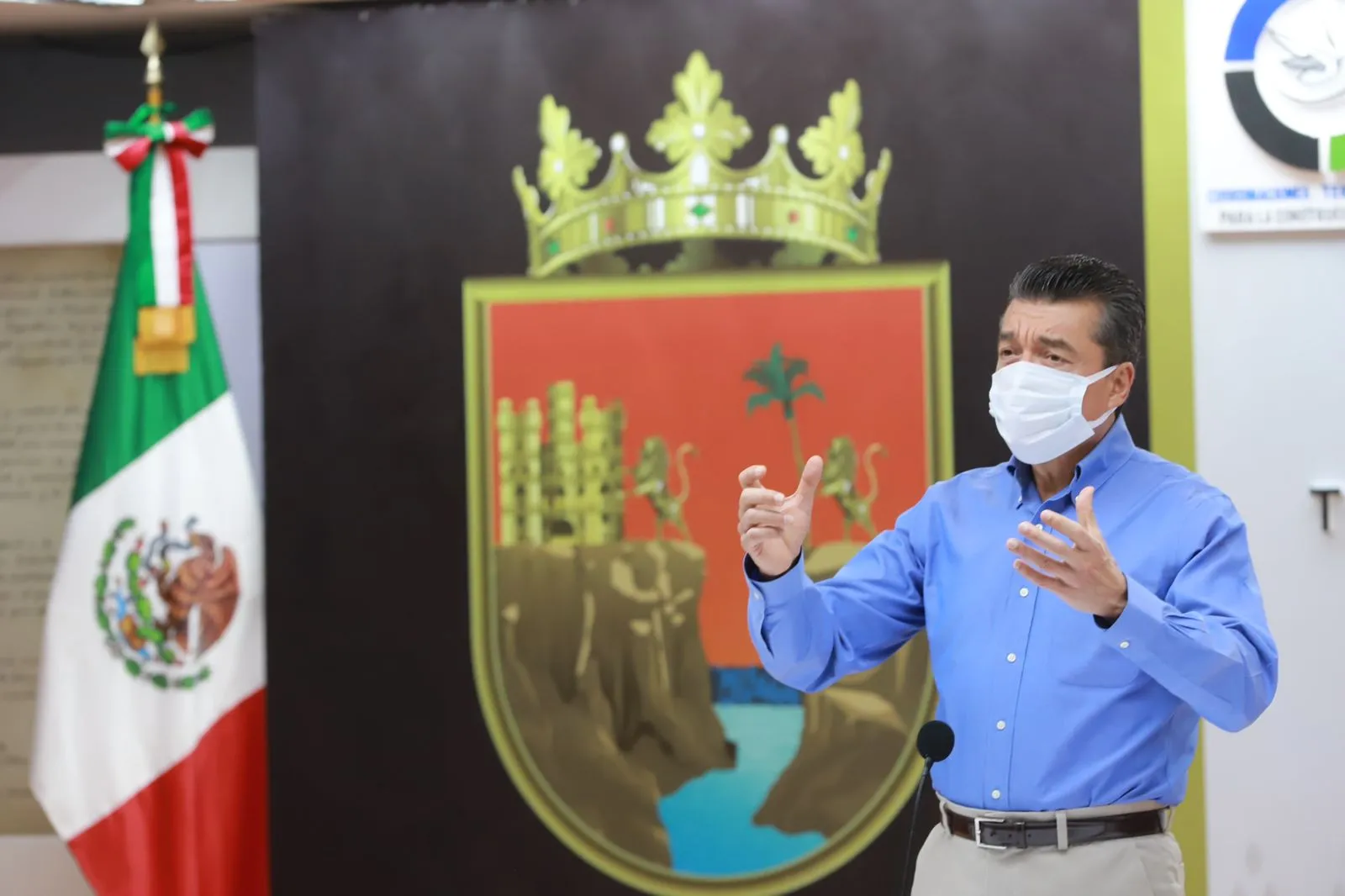 Rutilio Escandón pide a población de regiones Norte y Soconusco extremar precauciones ante lluvias