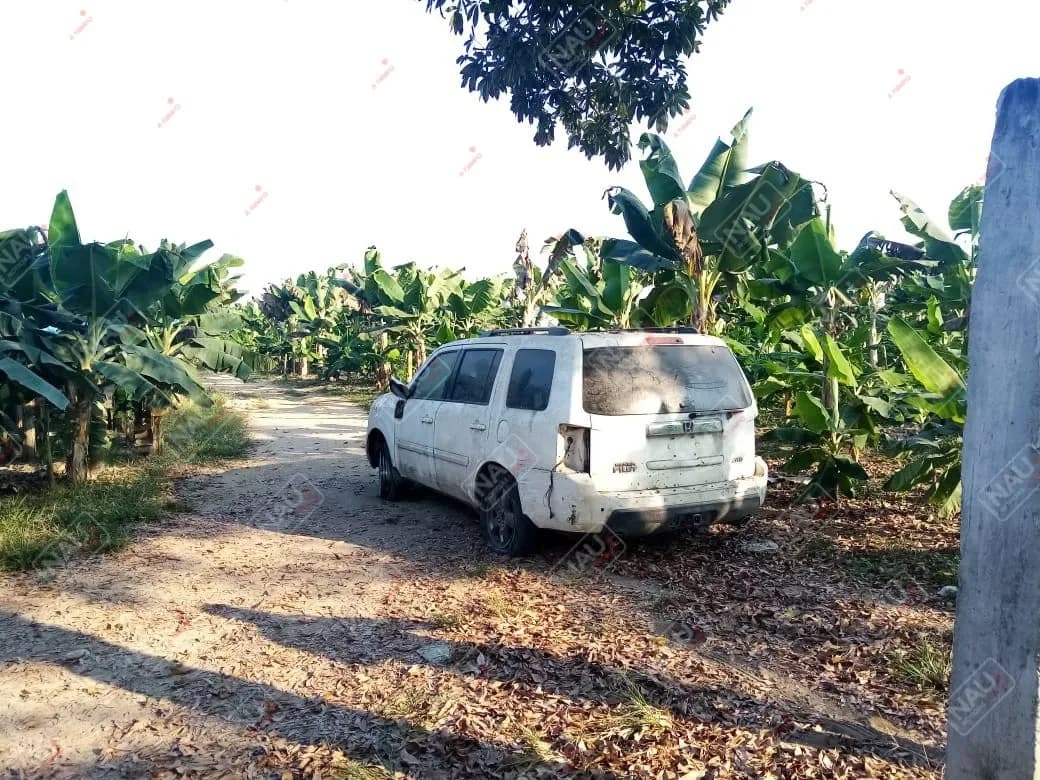 Localizan camioneta desvalijada con reporte de robo en Veracruz