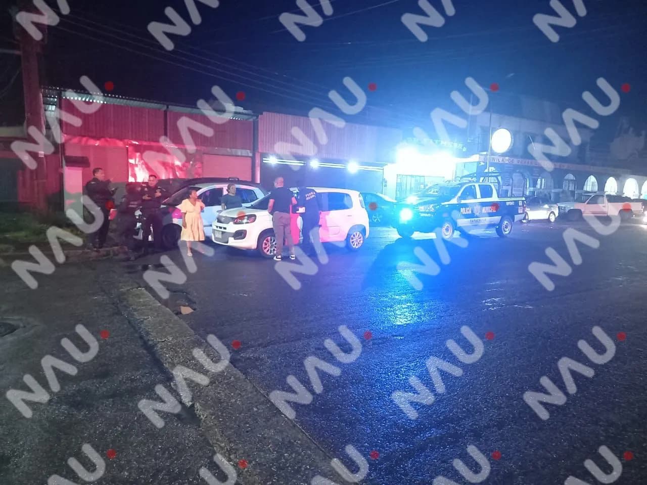 Movilización policial en Tapachula tras reporte de presuntas detonaciones de arma de fuego