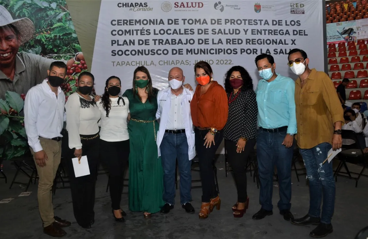 ENTREGA ROSY URBINA PLAN DE TRABAJO DE LA RED REGIONAL DE MUNICIPIOS POR LA SALUD DEL SOCONUSCO