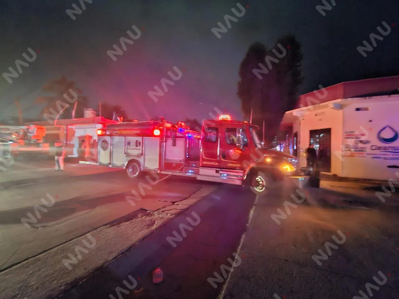Incendio en registro de la CFE deja sin luz a varias colonias de Tapachula