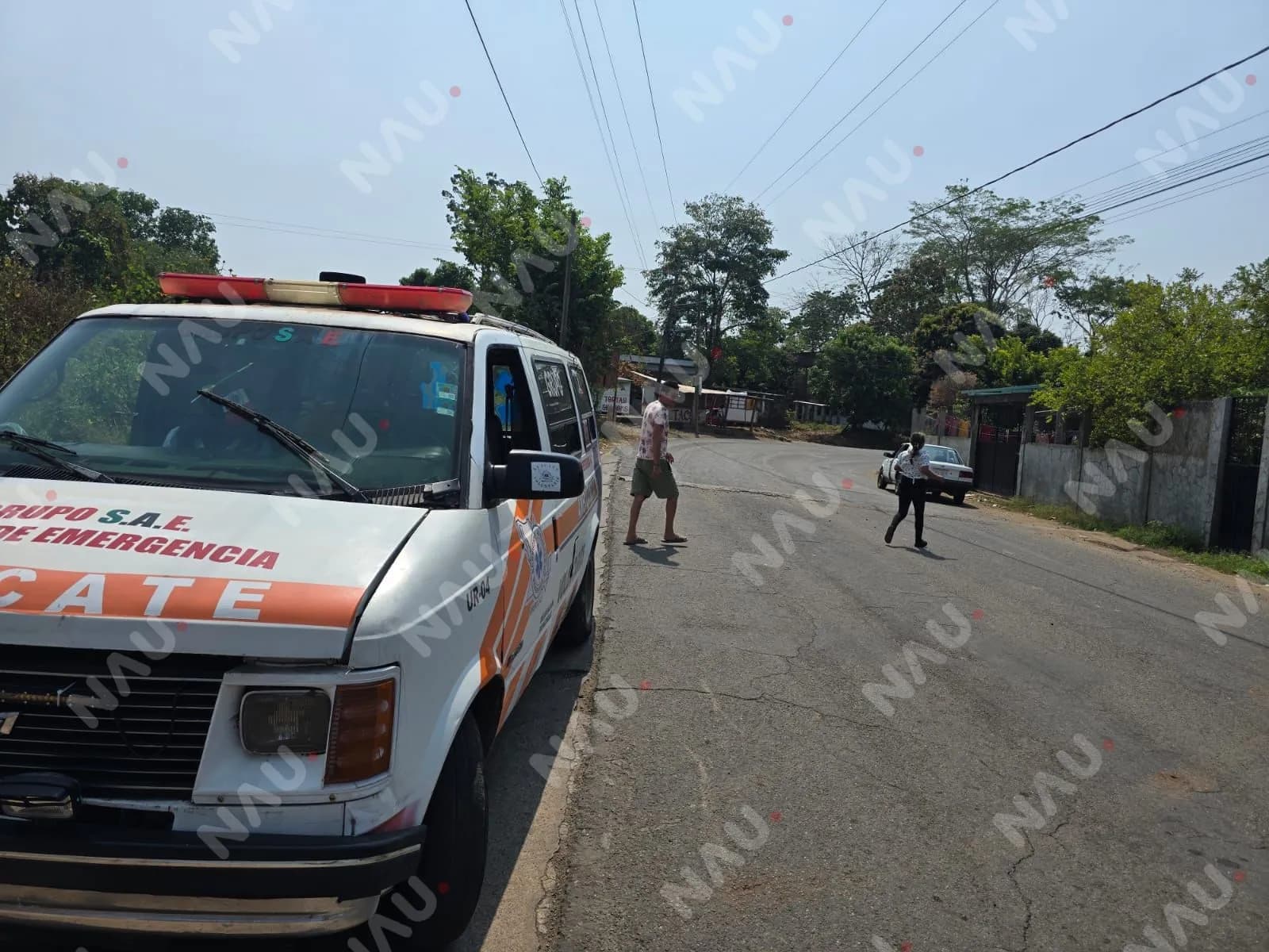 Motociclista resulta lesionado tras derrapar para evitar colectivo en Tapachula