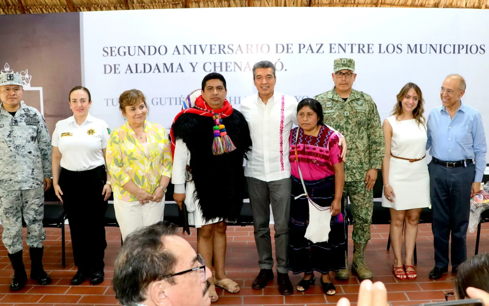 Tras 50 años de conflicto entre Chenalhó y Aldama, se cumplen dos años del pacto de paz: Rutilio Escandón