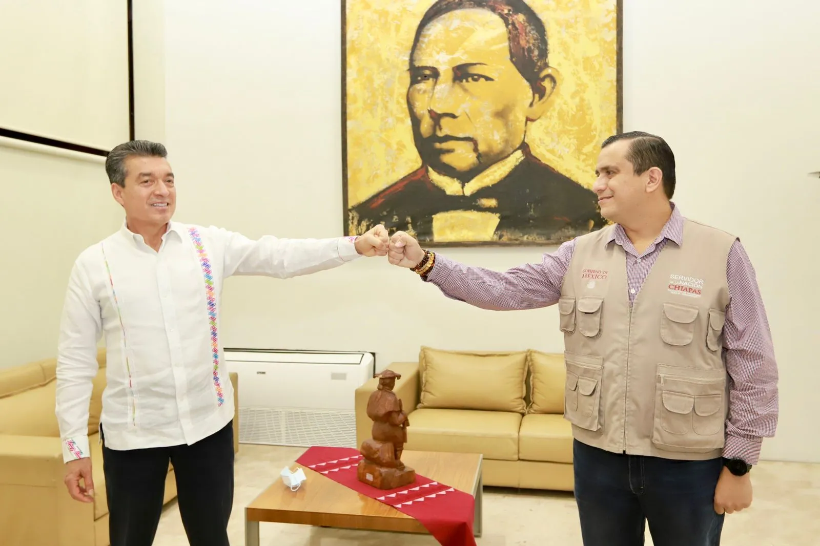 Reconoce Rutilio Escandón apoyo del presidente AMLO a quienes producen en el campo chiapaneco