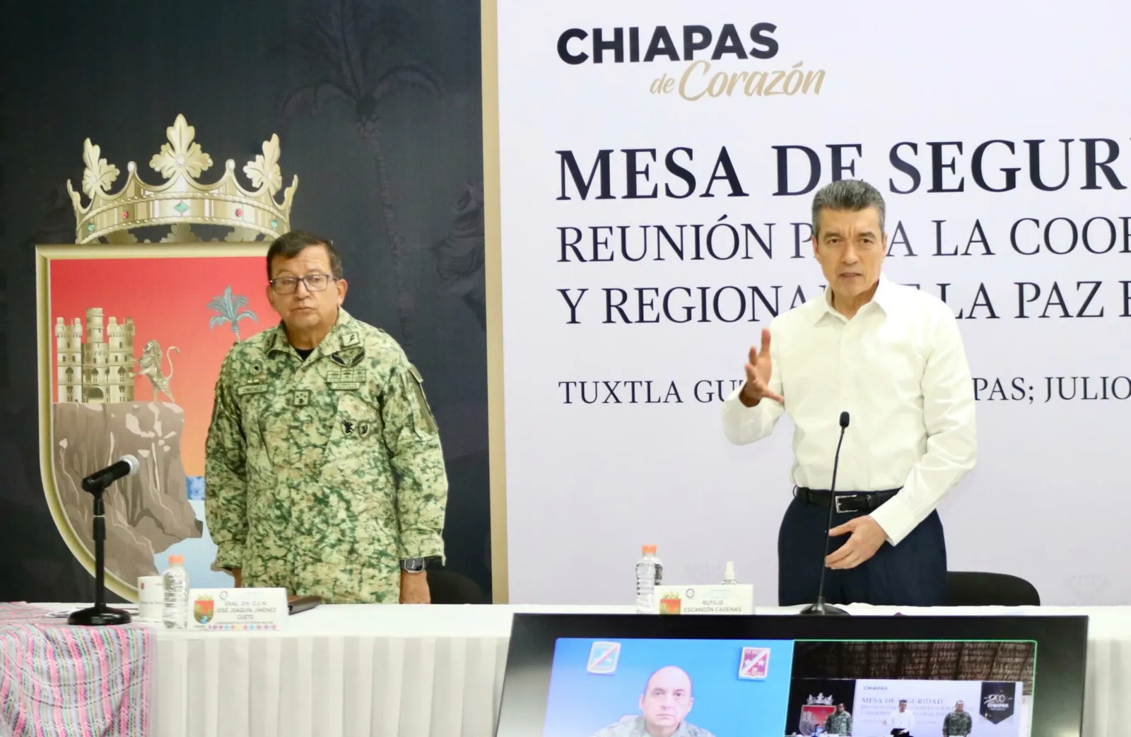Ante posibles afectaciones por huracán Beryl, pide Rutilio Escandón atender recomendaciones preventivas
