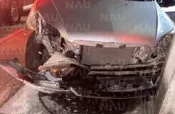Vehículo se impacta contra poste en el cantón La Joya; conductor resulta lesionado