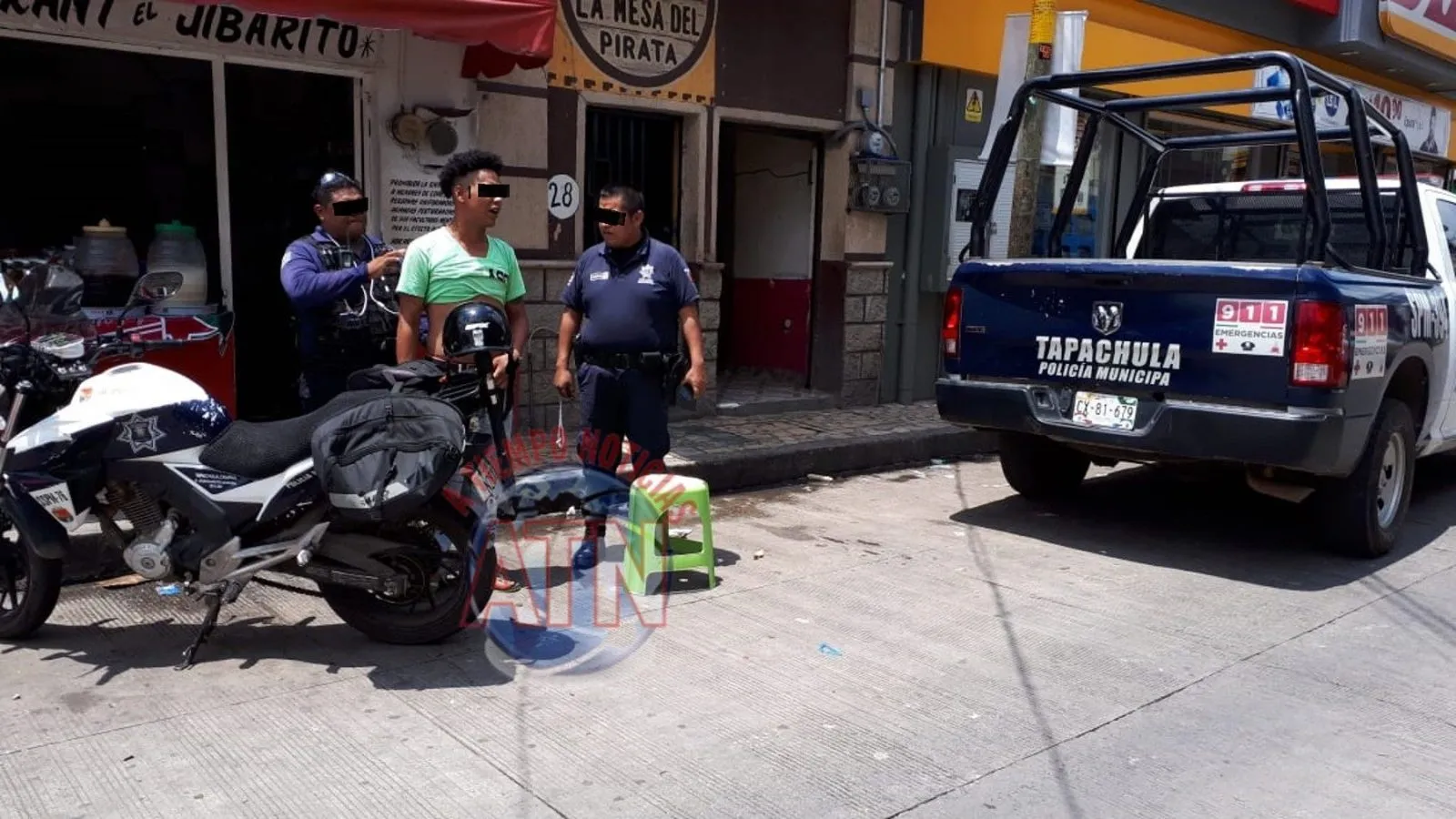 Migrante lesionó a un señor de la tercera edad
