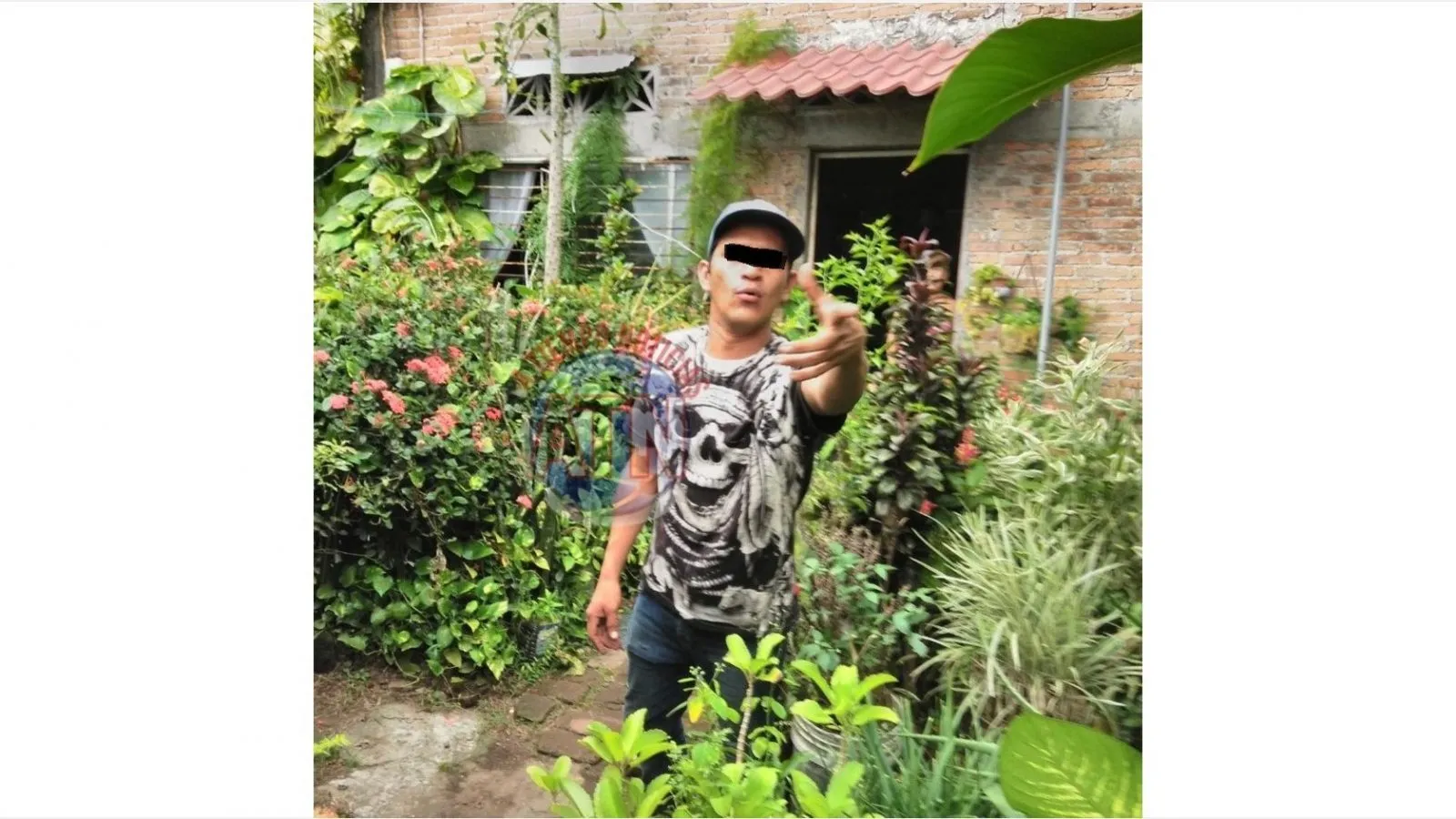 Sujeto ocasiona daños a una vivienda