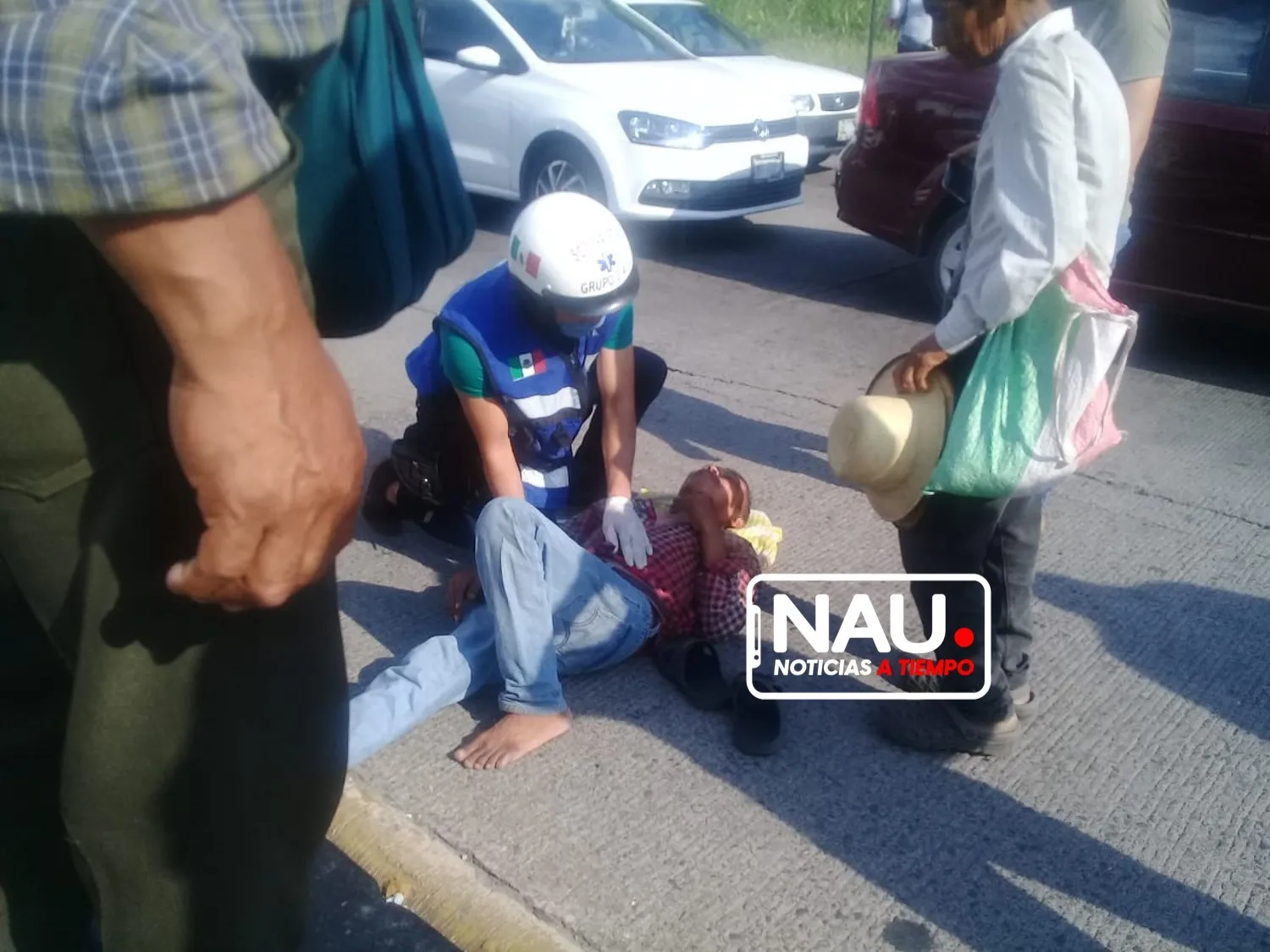 Un guatemalteco fue atropellado en el par vial