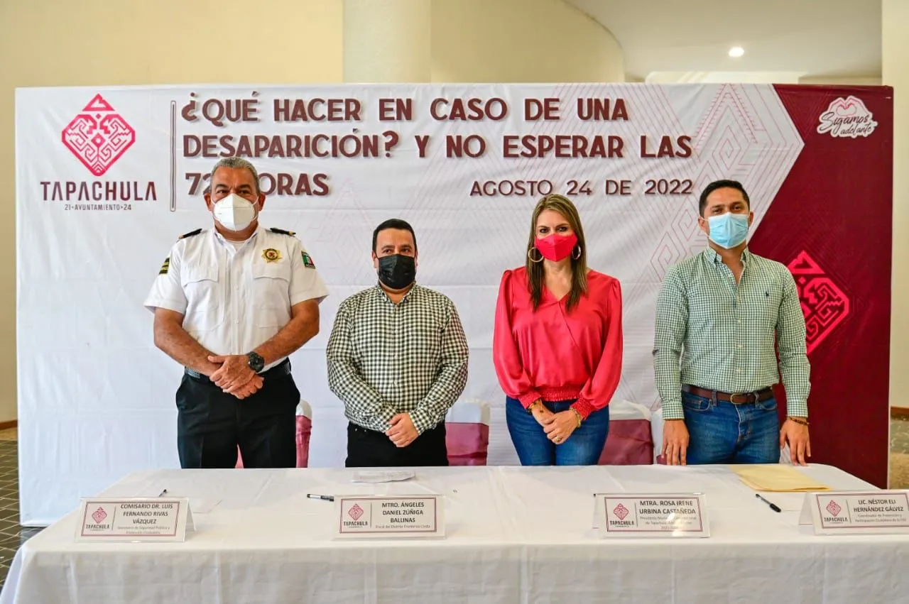 AYUNTAMIENTO DE TAPACHULA REAFIRMA COMPROMISO SOCIAL DE CREAR ESPACIOS PARA LA SEGURIDAD Y LA CONFIANZA CIUDADANA: ROSY URBINA