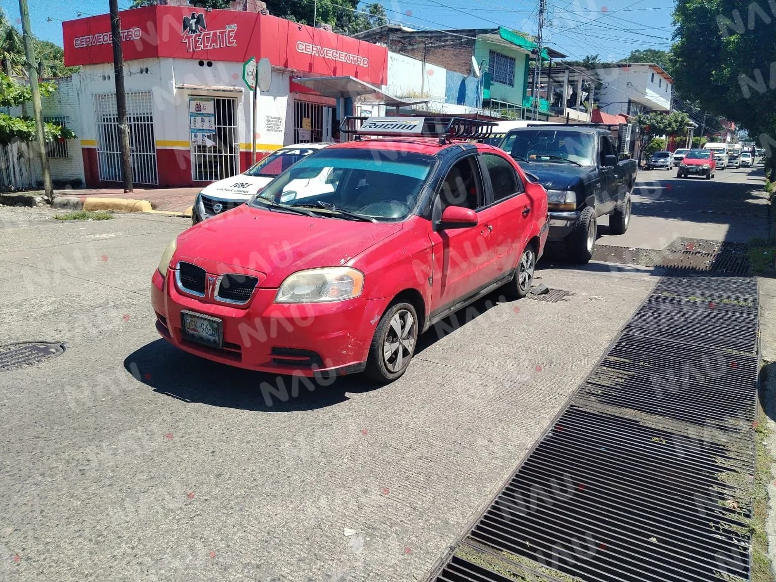 Choque por alcance en Tapachula deja daños menores