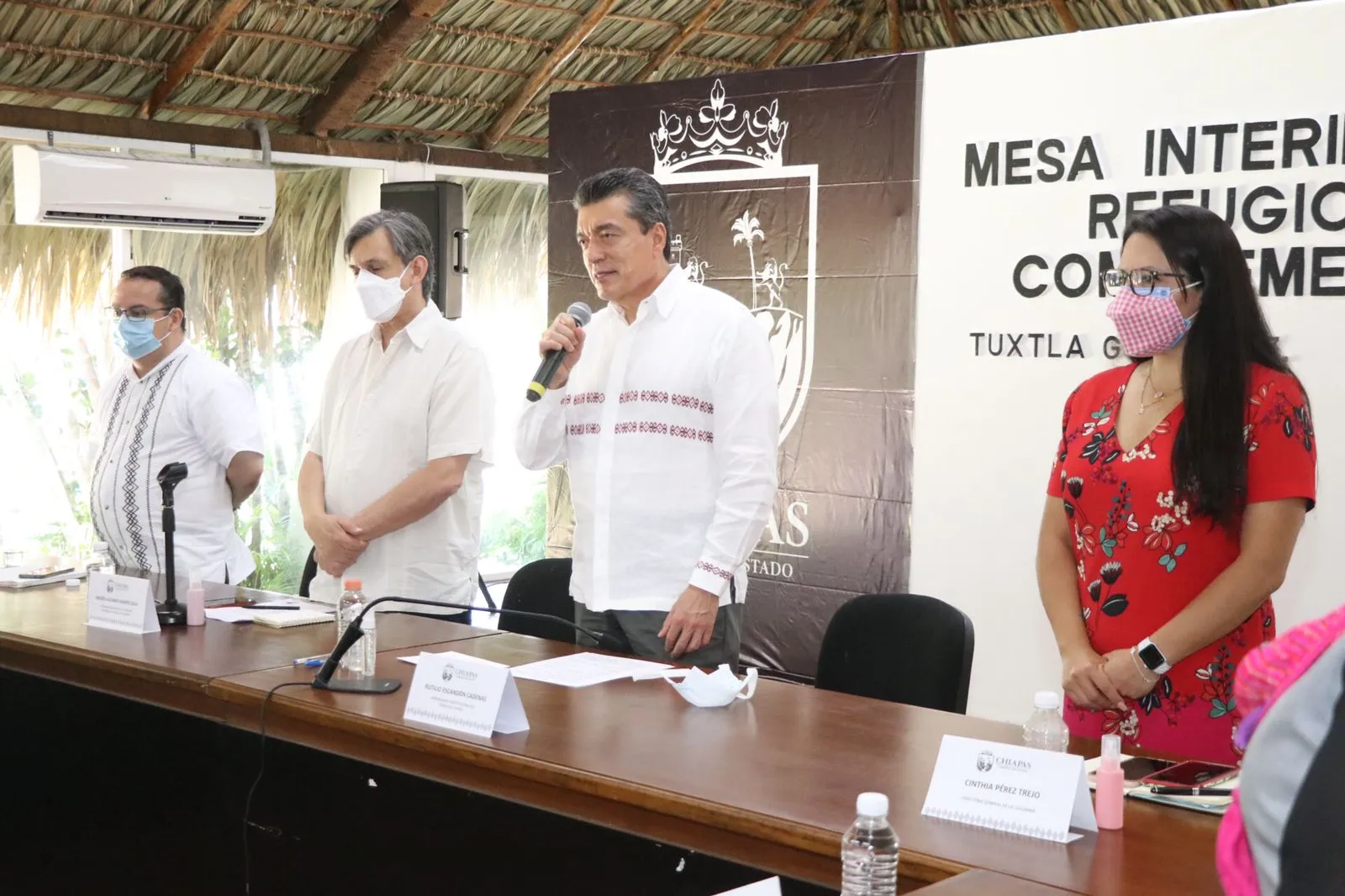 Instalan Mesa Interinstitucional Estatal para auxiliar a solicitantes de condición de refugiados