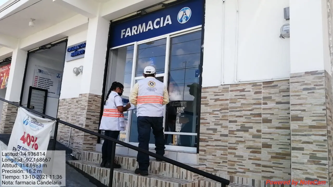 Ayuntamiento de Tuxtla Chico trabaja para que los establecimientos sean seguros en materia de Protección Civil
