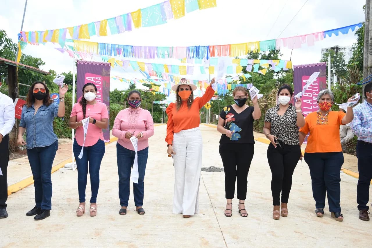 CON MODERNAS VIALIDADES, AYUNTAMIENTO DE TAPACHULA LLEVA BIENESTAR A LAS FAMILIAS DE LUMIJÁ Y LA CIMA