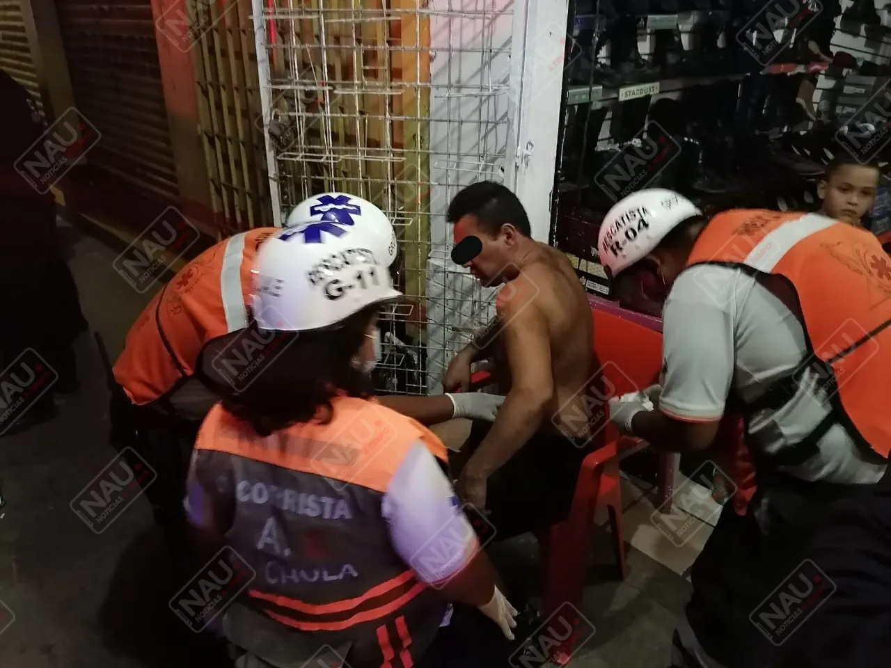 Lesionan al propietario de la Zapatería el Chilango